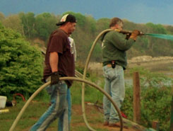 Spraying the Fields | Landscaping in Avon, MA Spraying the Fields | Landscaping in Avon, MA