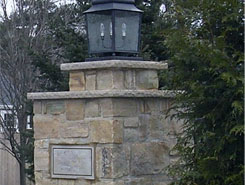Stone Lantern Placement | Landscape Lighting in Avon, MA Stone Lantern Placement | Landscape Lighting in Avon, MA