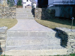Stone Stairs | Walkway Installation in Avon, MA Stone Stairs | Walkway Installation in Avon, MA
